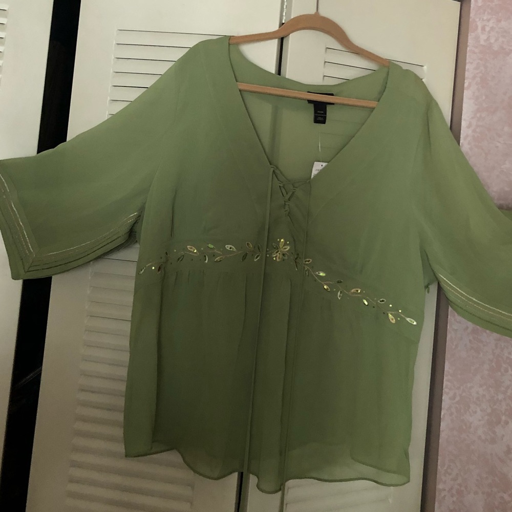 Lane Bryant pullover blouse